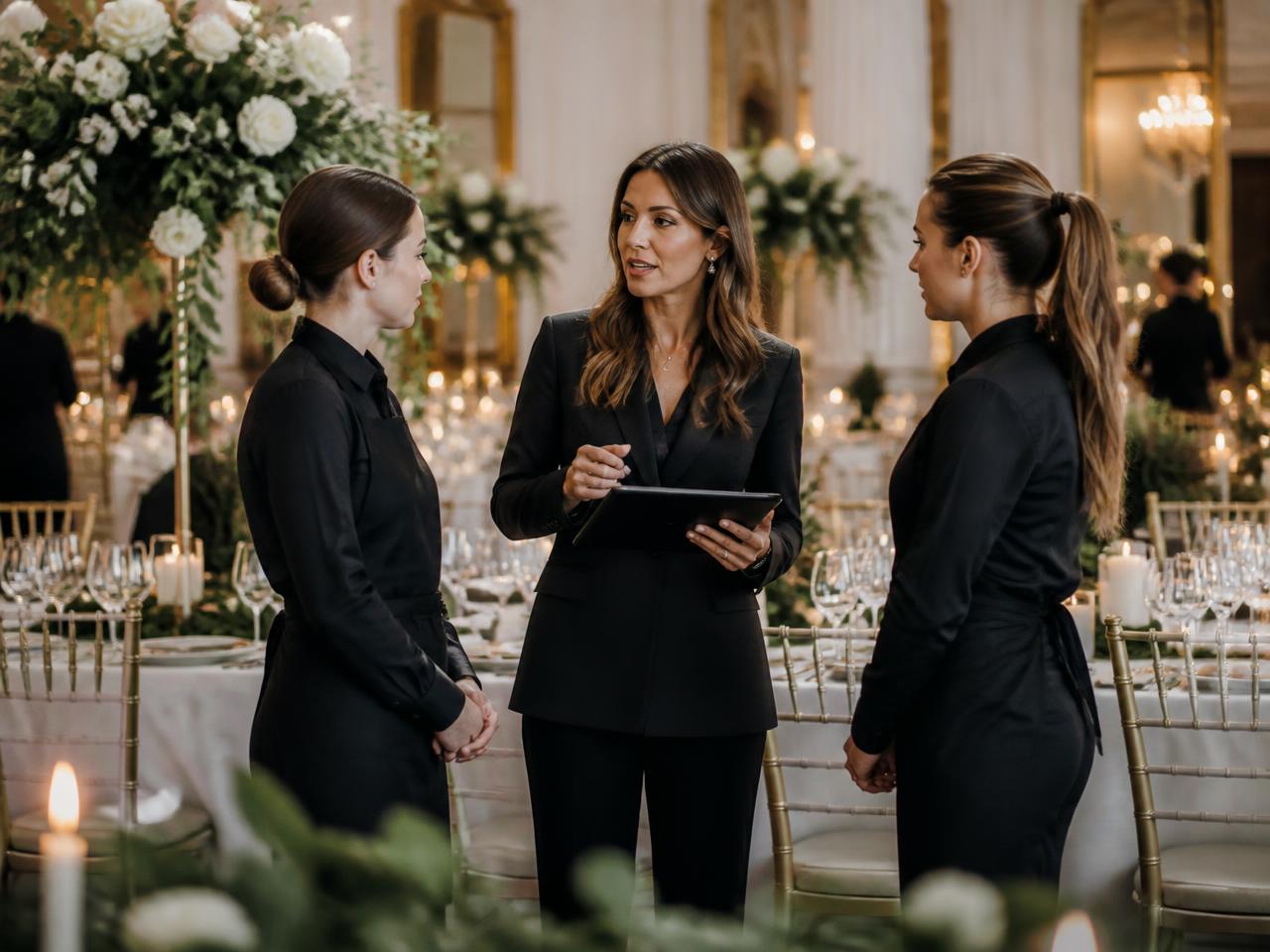 Gold Wedding Coordination — Premier Event Staff wedding coordination